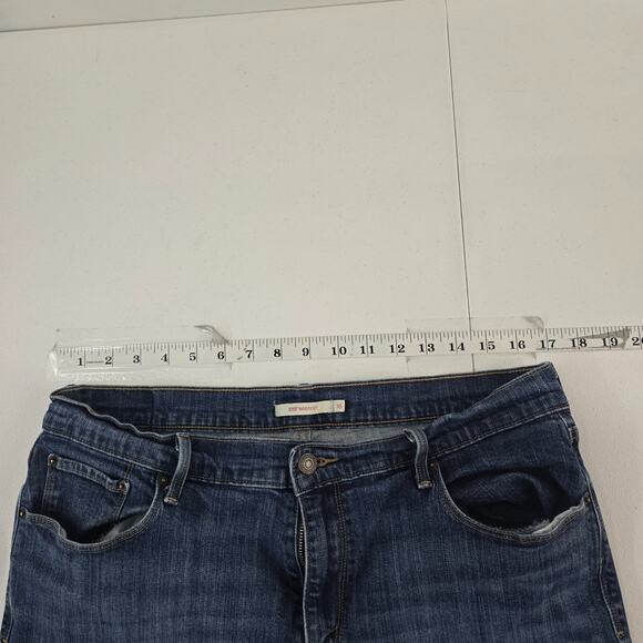 Levi's 515 bootcut jeans blue 16 denim womens 33x32 6253 - Picture 3 of 11